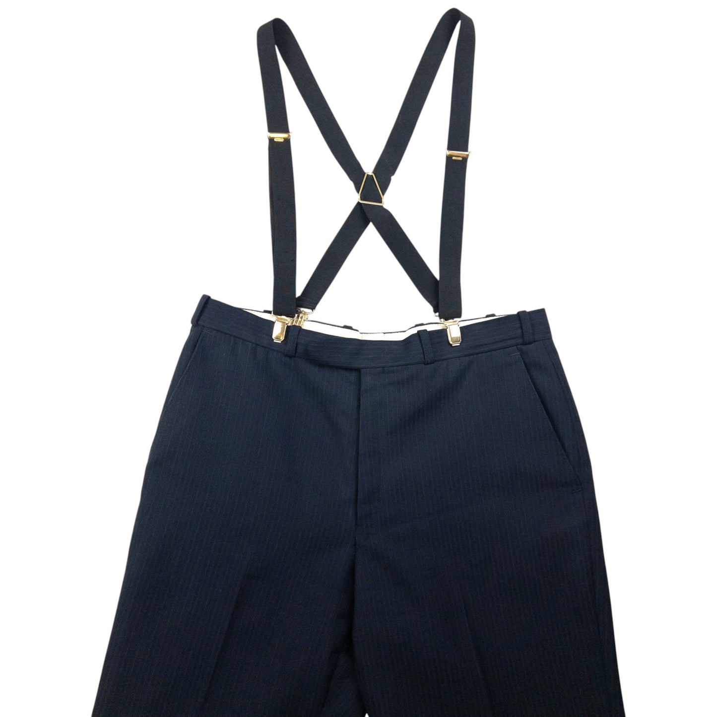Vintage Dior Monsieur Jacket & Suspender Trousers Suit Set Size M