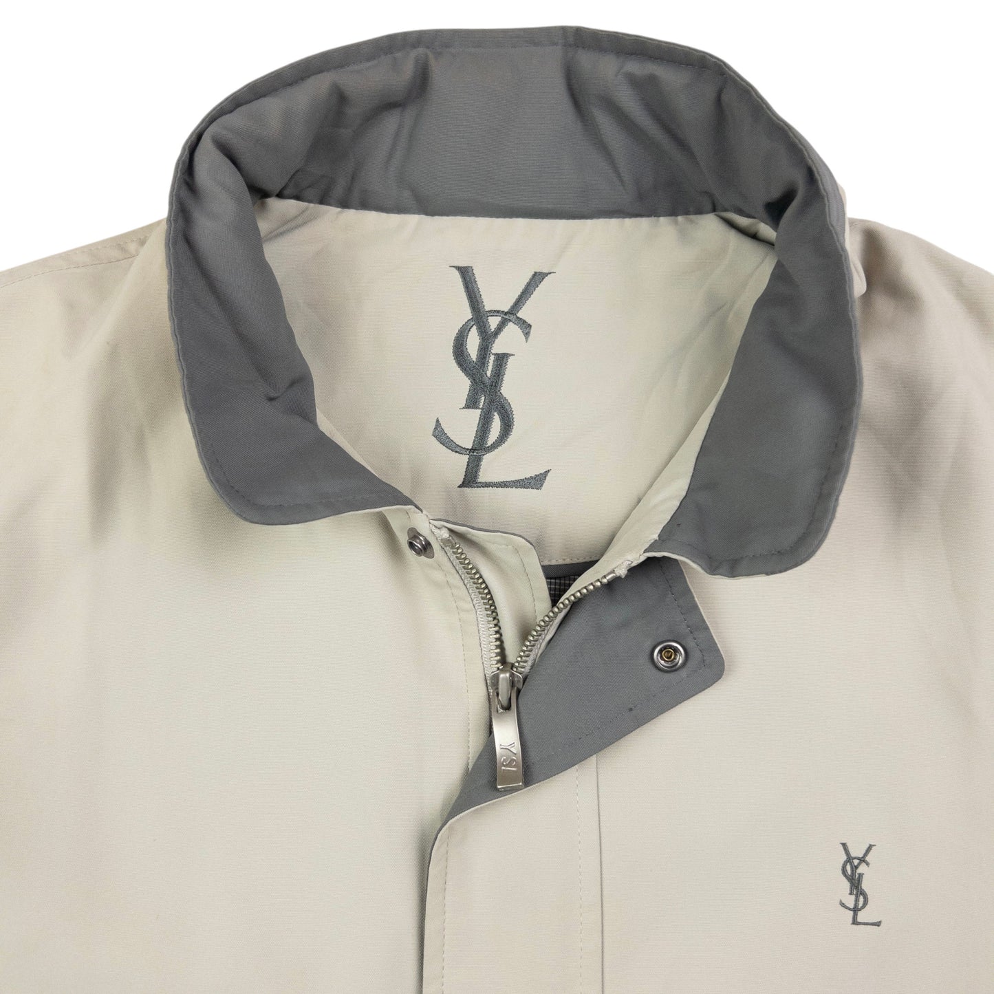 Vintage YSL Yves Saint Laurent Harrington Jacket Size L