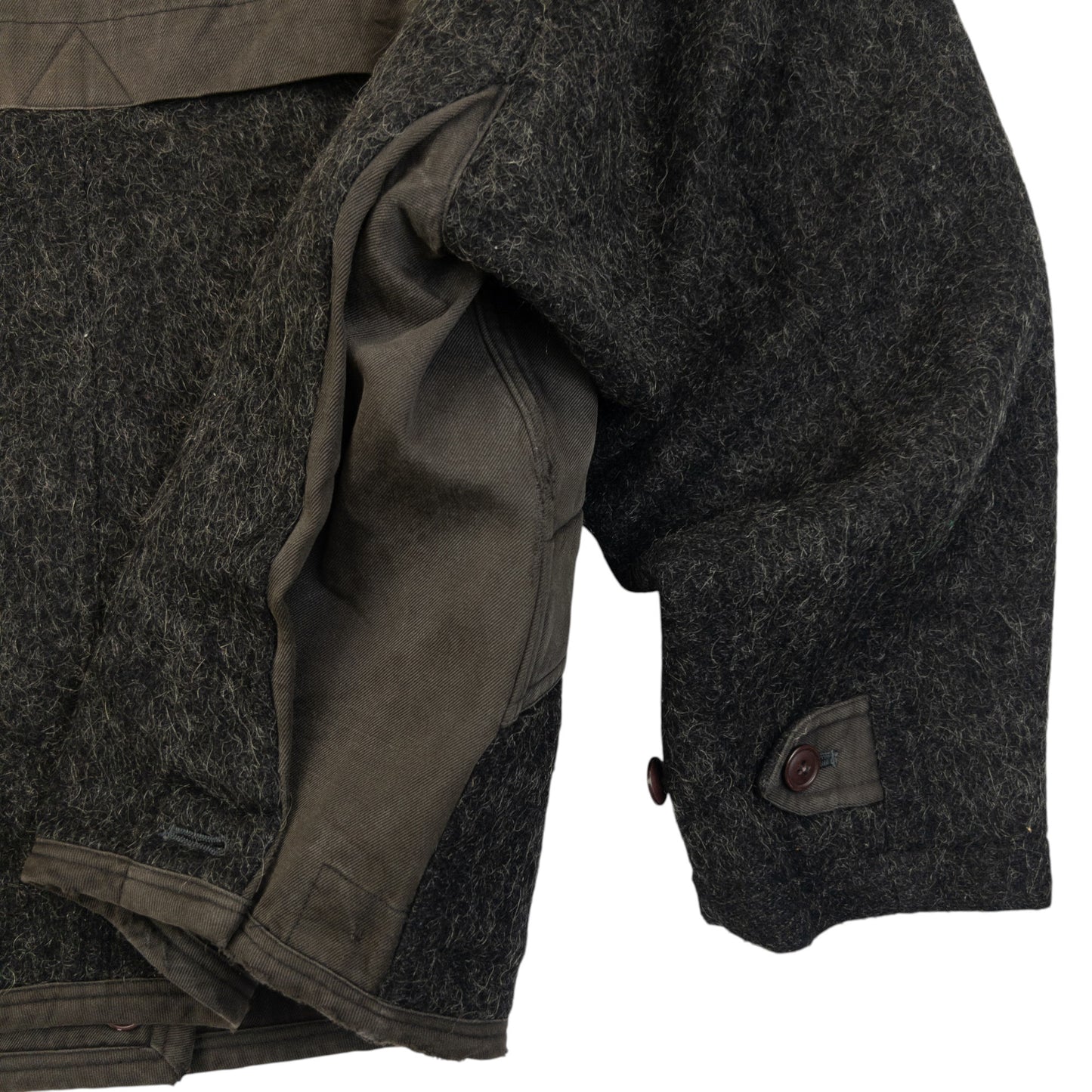 Vintage 80s Issey Miyake Asymmetric Wool Jacket Size S
