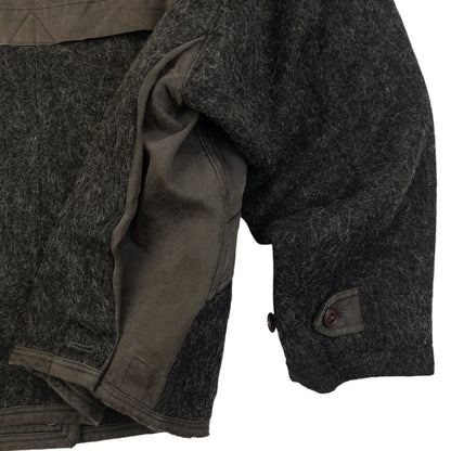 Vintage 80s Issey Miyake Asymmetric Wool Jacket Size S