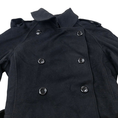 Vintage 2000s Burberry Belt Waist Wool Trench Jacket Womens Size S