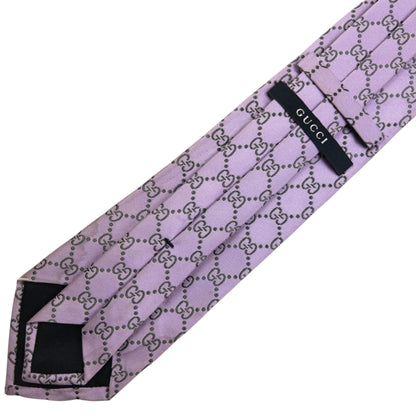 Vintage Gucci Monogram Silk Tie