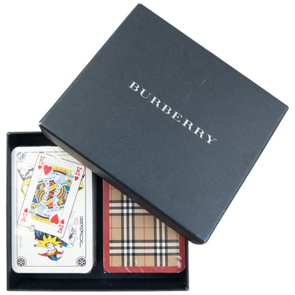 Vintage 2000s Burberry Nova Check Playing Cards Double Pack