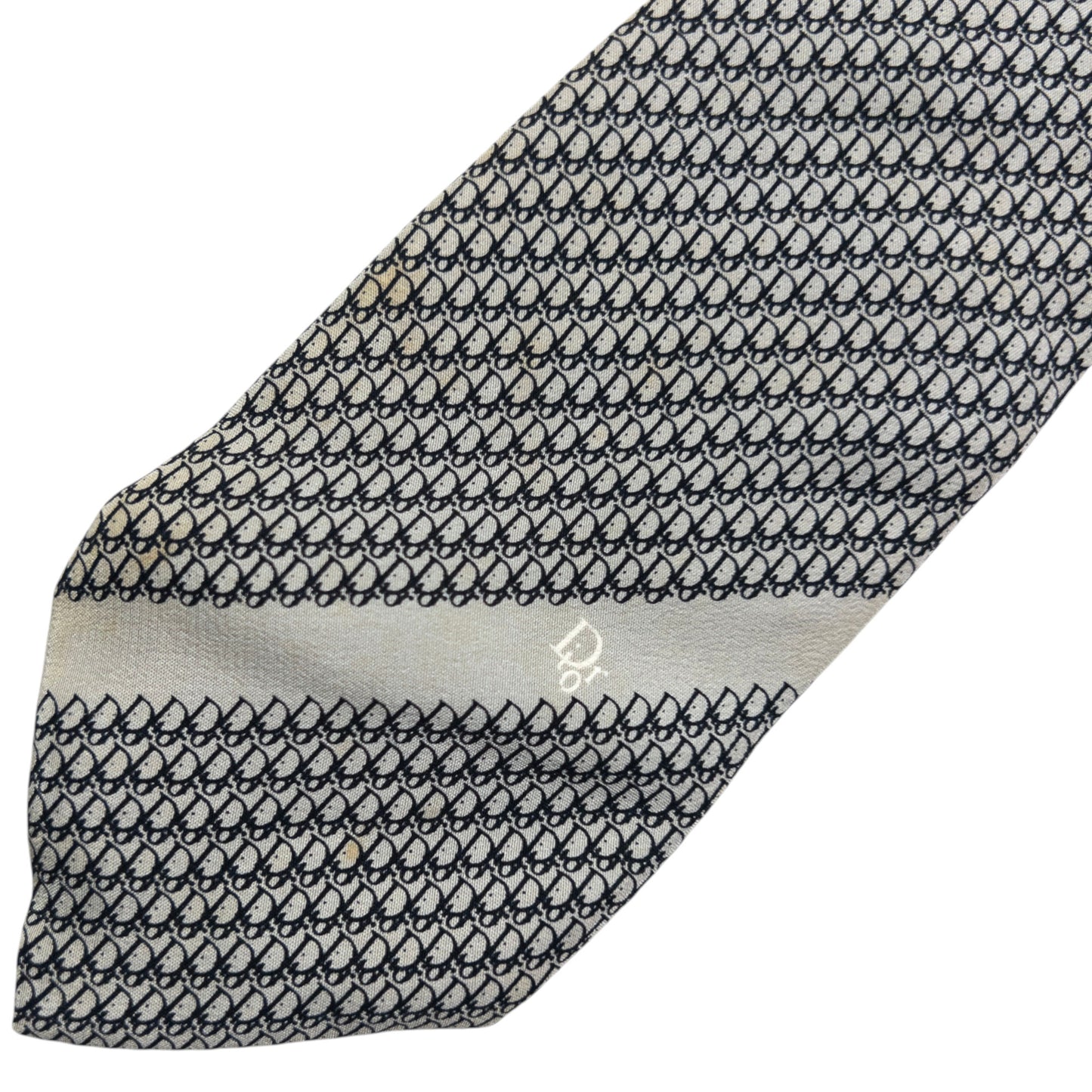 Vintage Dior Monsieur Monogram Silk Tie
