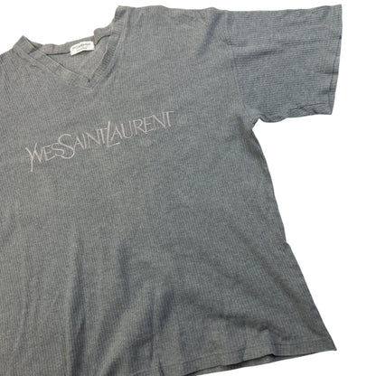 Vintage 2000s YSL Yves Saint Laurent Embroidered T Shirt Size M