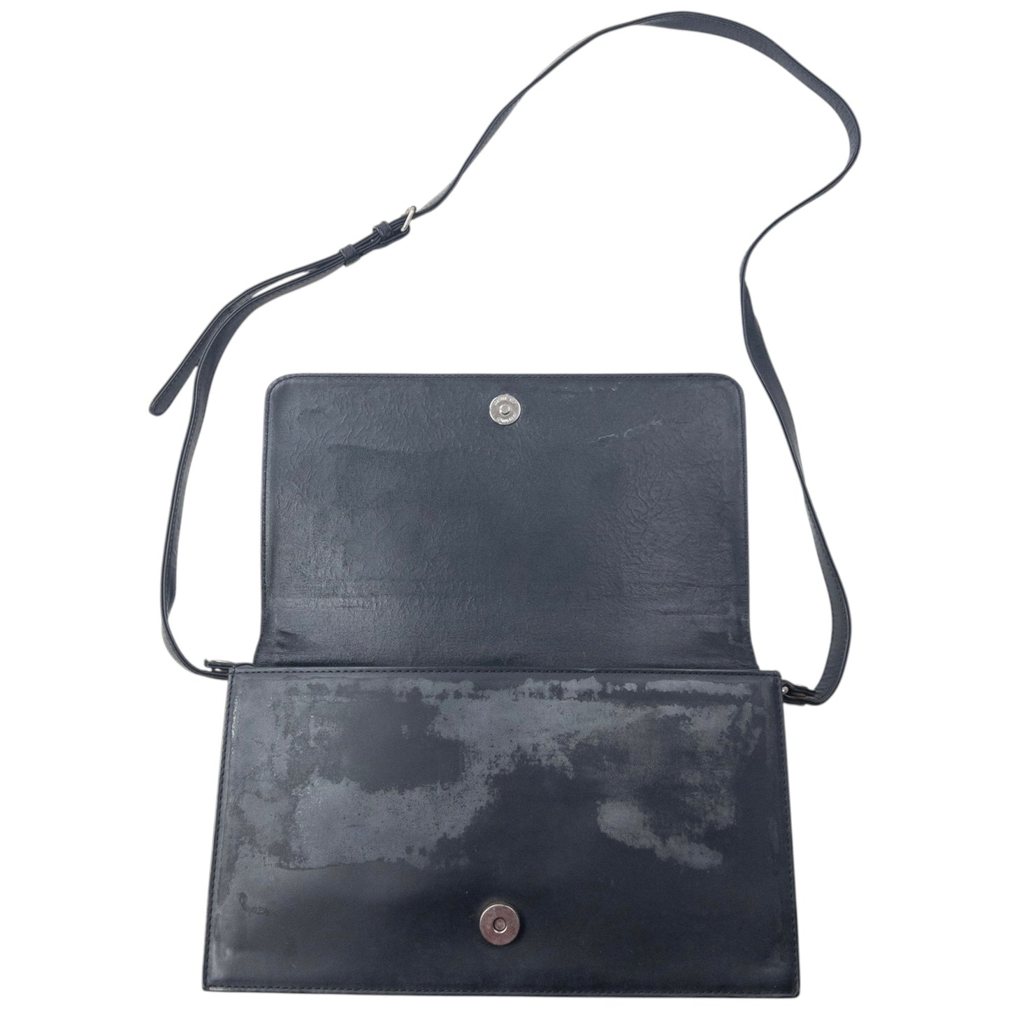 Vintage Jean Paul Gaultier Embossed Leather Crossbody Bag