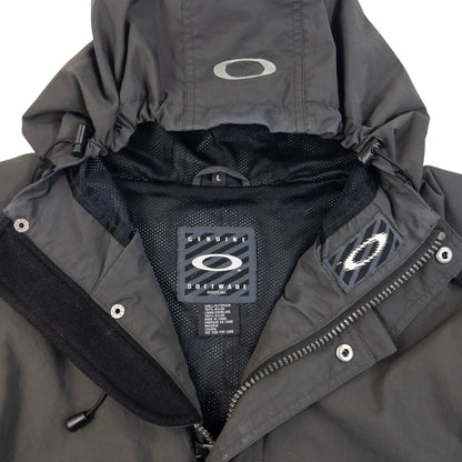 Vintage 90s Oakley Zip Up Jacket in grey, photo 4