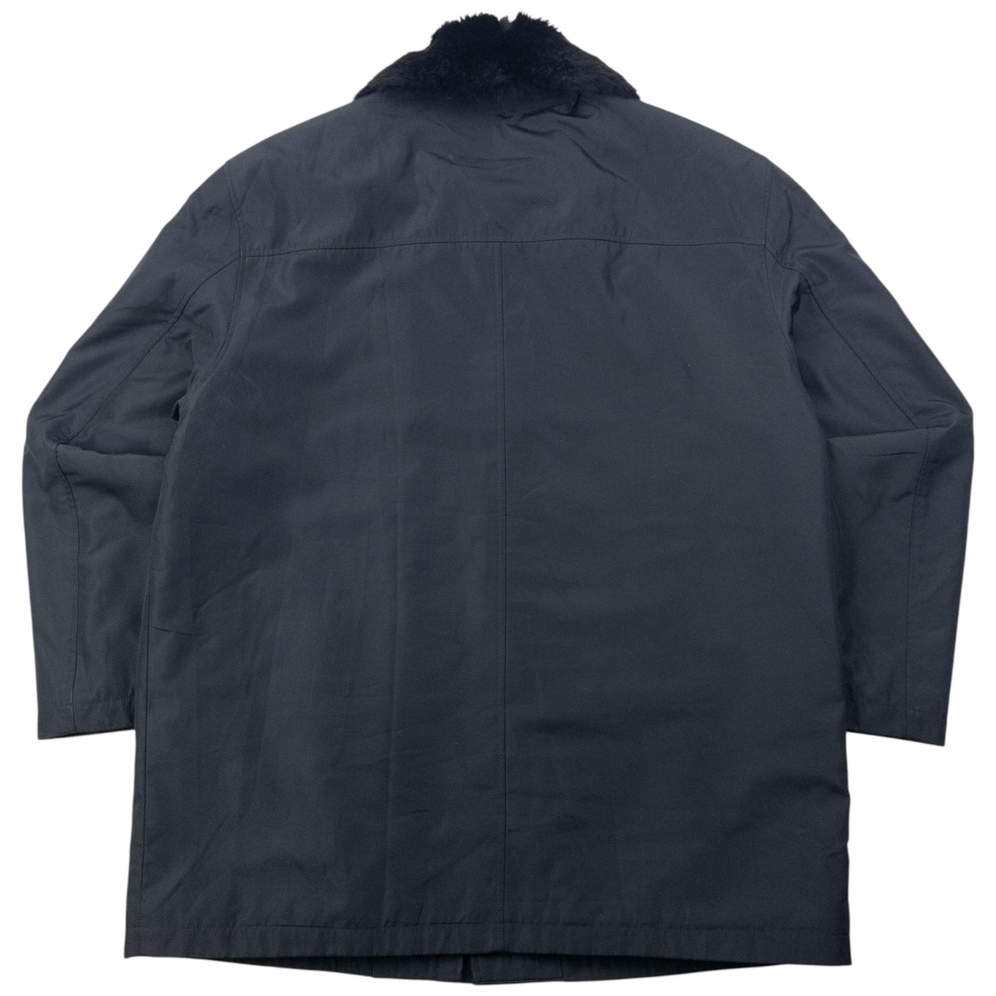 Vintage 90s YSL Yves Saint Laurent Fur Collar Jacket Size XL