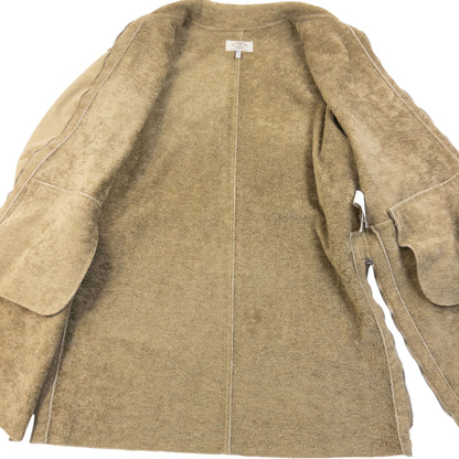 Vintage 90s Armani Jeans Fleece Lined Jacket in brown, photo 5