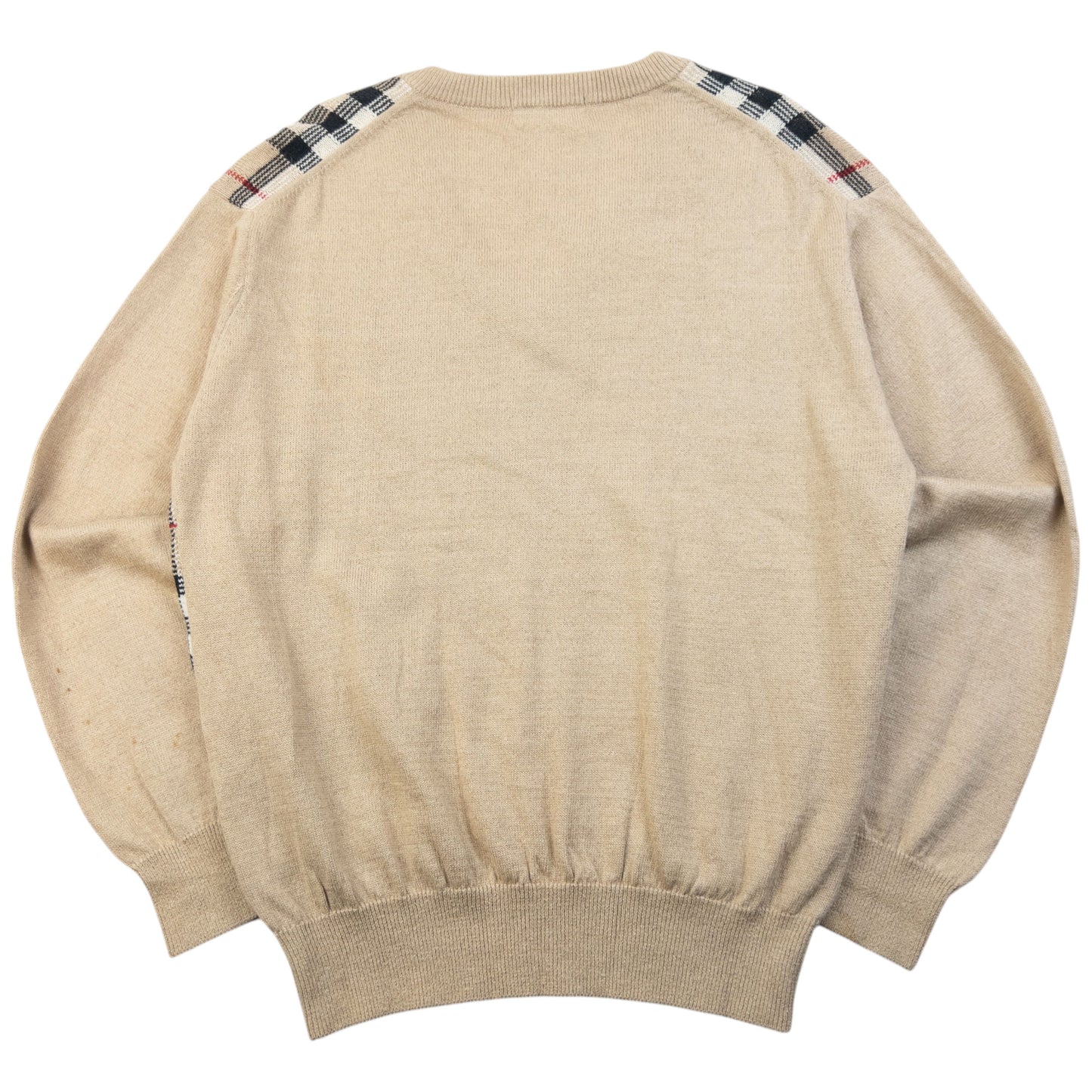 Vintage 90s Burberry Nova Check Jumper Size M