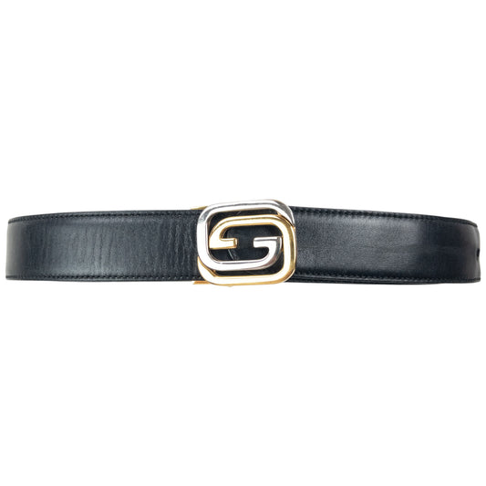 Vintage 80s Gucci Leather Belt Size XL