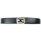 Vintage 80s Gucci Leather Belt Size XL