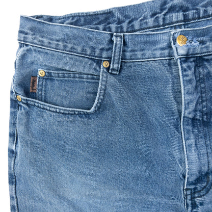 Vintage 2000s YSL Yves Saint Laurent Ripped Denim Jeans Size W35