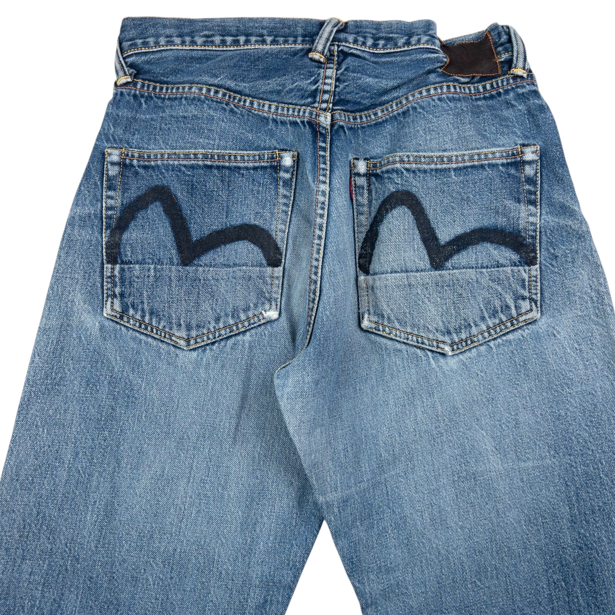 Vintage Evisu Double Gull Japanese Denim Jeans Size W29