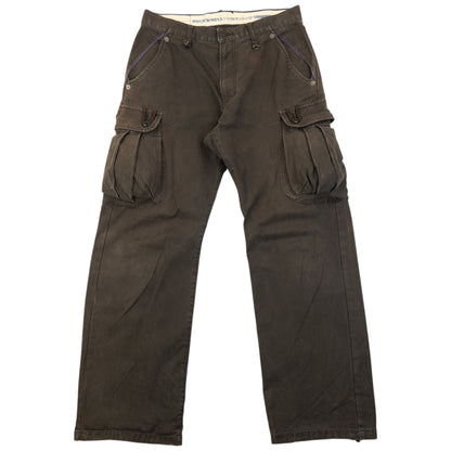 Vintage 2000s PPFM Exposed Seam Cargo Trousers Size W32
