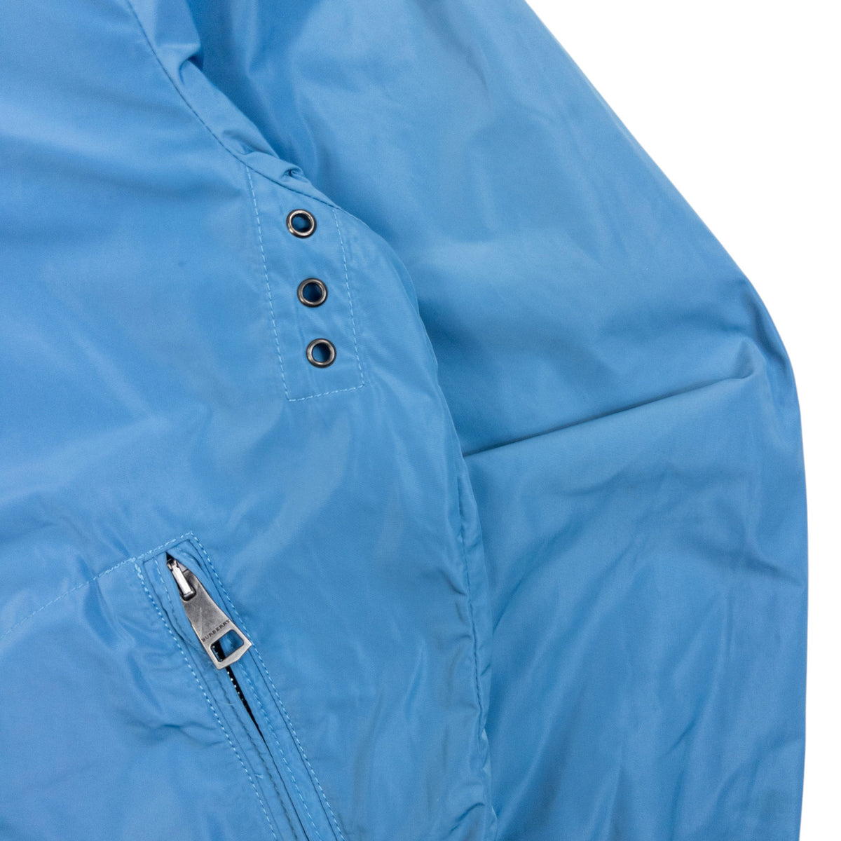 Vintage Burberry Brit Zip Up Jacket in blue (polyester), photo 6