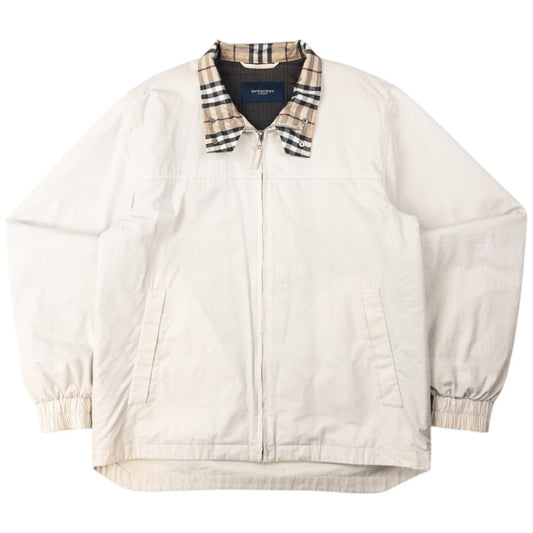 Vintage Burberry Nova Check Collar Zip Up Jacket Size M