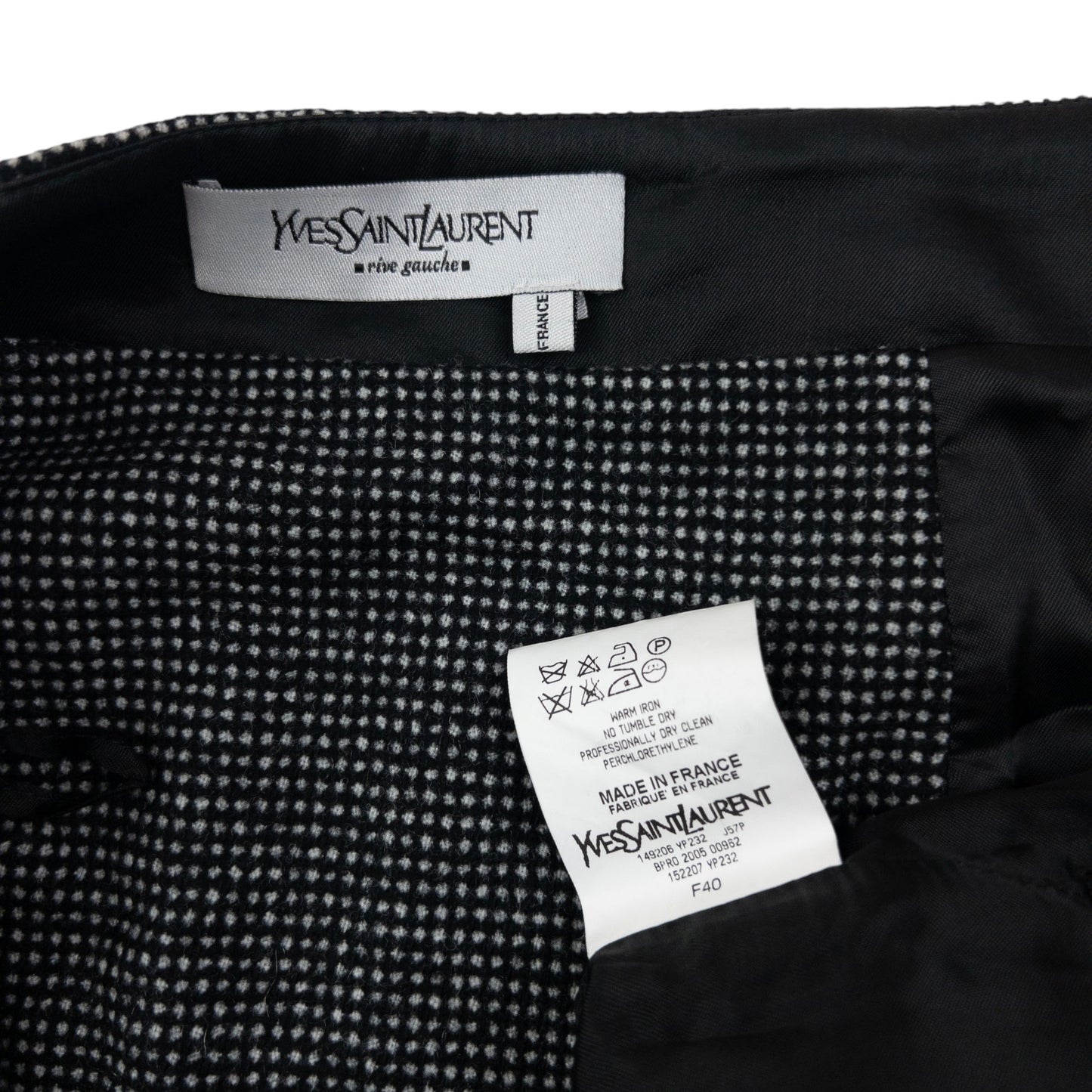 Vintage 2000s YSL Yves Saint Laurent By Tom Ford Button Skirt Womens Size W30