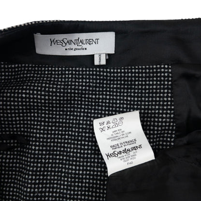 Vintage 2000s YSL Yves Saint Laurent By Tom Ford Button Skirt Womens Size W30