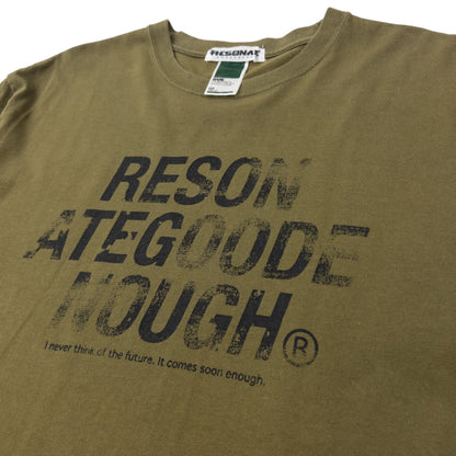 Vintage 90s Good Enough RESONATE Future Graphic T Shirt Size M