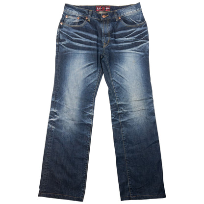 Vintage Oniarai Embroidered Monster Japanese Denim Jeans Size W34