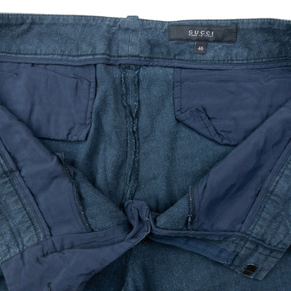 Vintage 2000s Gucci Linen Trousers Size W35