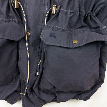 Vintage 90s Burberry Zip Up Jacket Size M