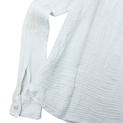 Vintage 90s Plantation By Issey Miyake Crinkle Button Up Shirt Womens Size S