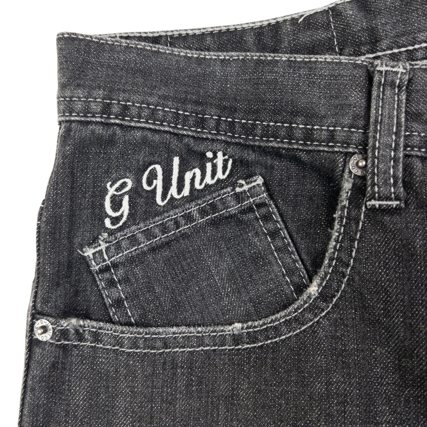 Vintage G-Unit Embroidered Dragon Denim Jeans Size W32