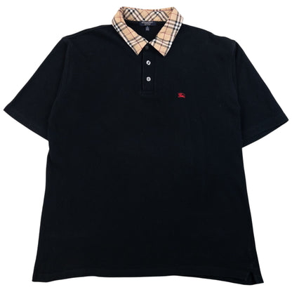 Vintage 2000s Burberry Nova Check Collar Polo Shirt Size M