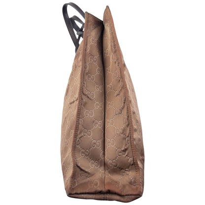 Vintage Gucci Embossed Monogram Shoulder Bag