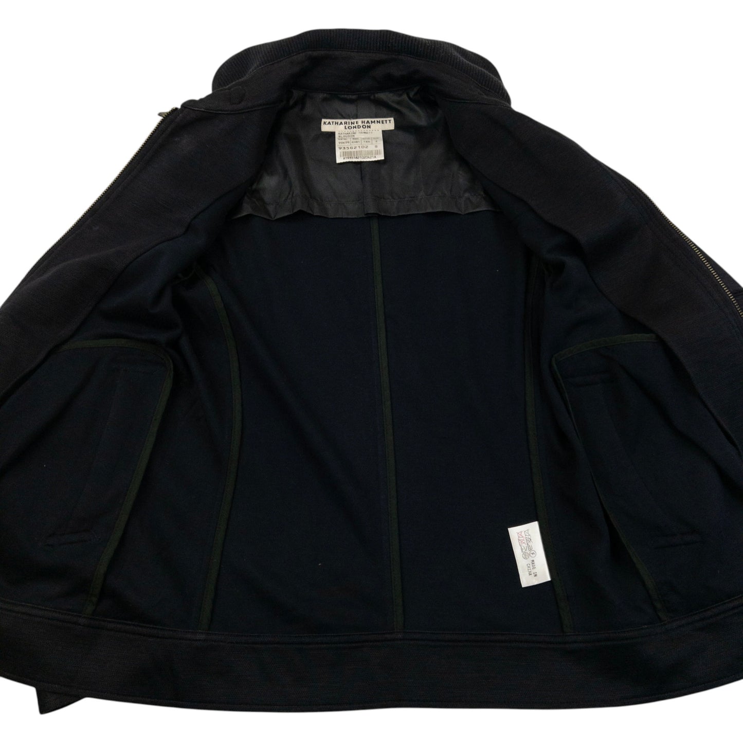 Vintage 2000s Katharine Hamnett Zip Up Jacket Size XS