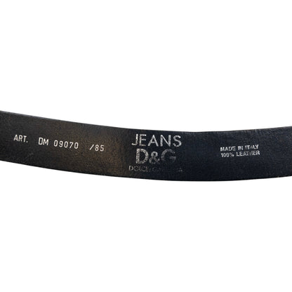 Vintage 2000s Dolce & Gabbana Leather Belt Size L