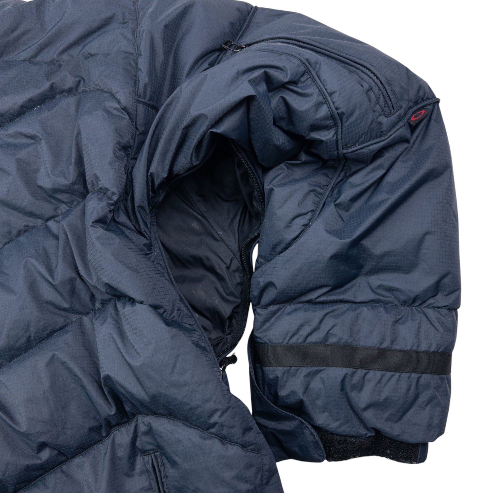 Vintage 90s Oakley Zip Up Puffer Jacket Size L