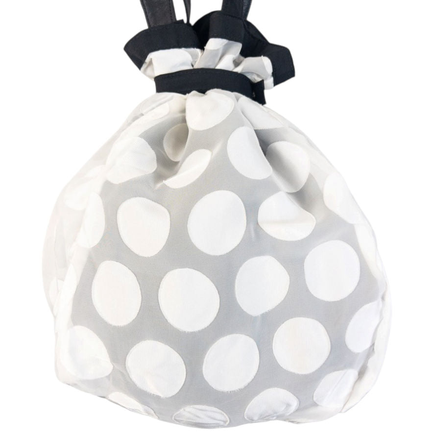 Vintage 2000s Yohji Yamamoto Polka Dot Pouch Bag