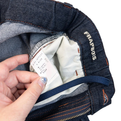 Vintage 90s Frapbois By Issey Miyake Pleated Denim Jeans Women Size L