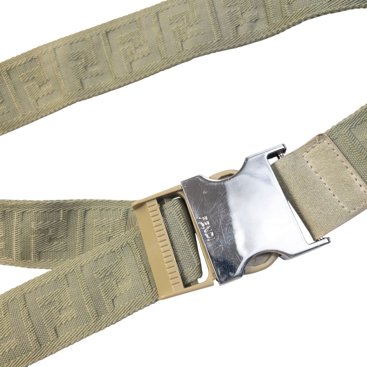 Vintage 2000s Fendi Monogram Buckle Belt Size L