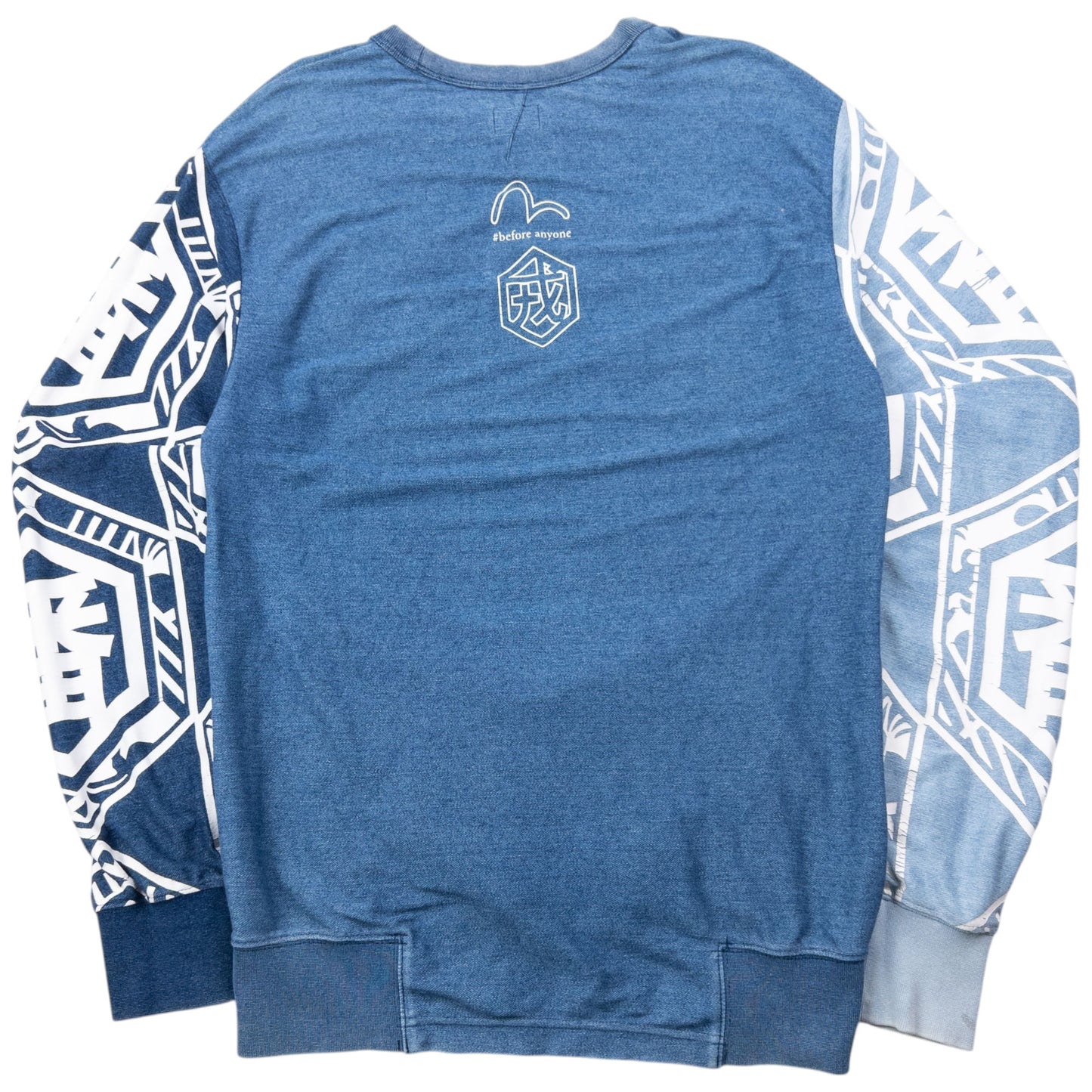 Vintage 2000s Evisu Embroidered Monster Sweatshirt Size M