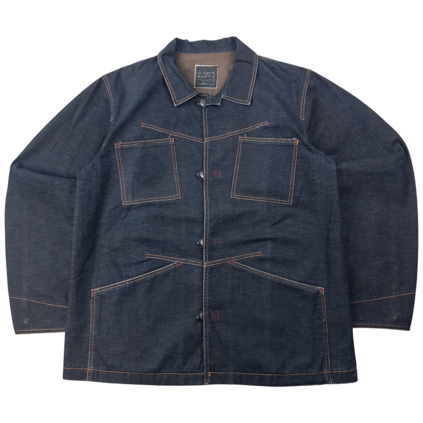 Vintage 2000s Marithe + Francois Girbaud Button Up Denim Jacket Size XL