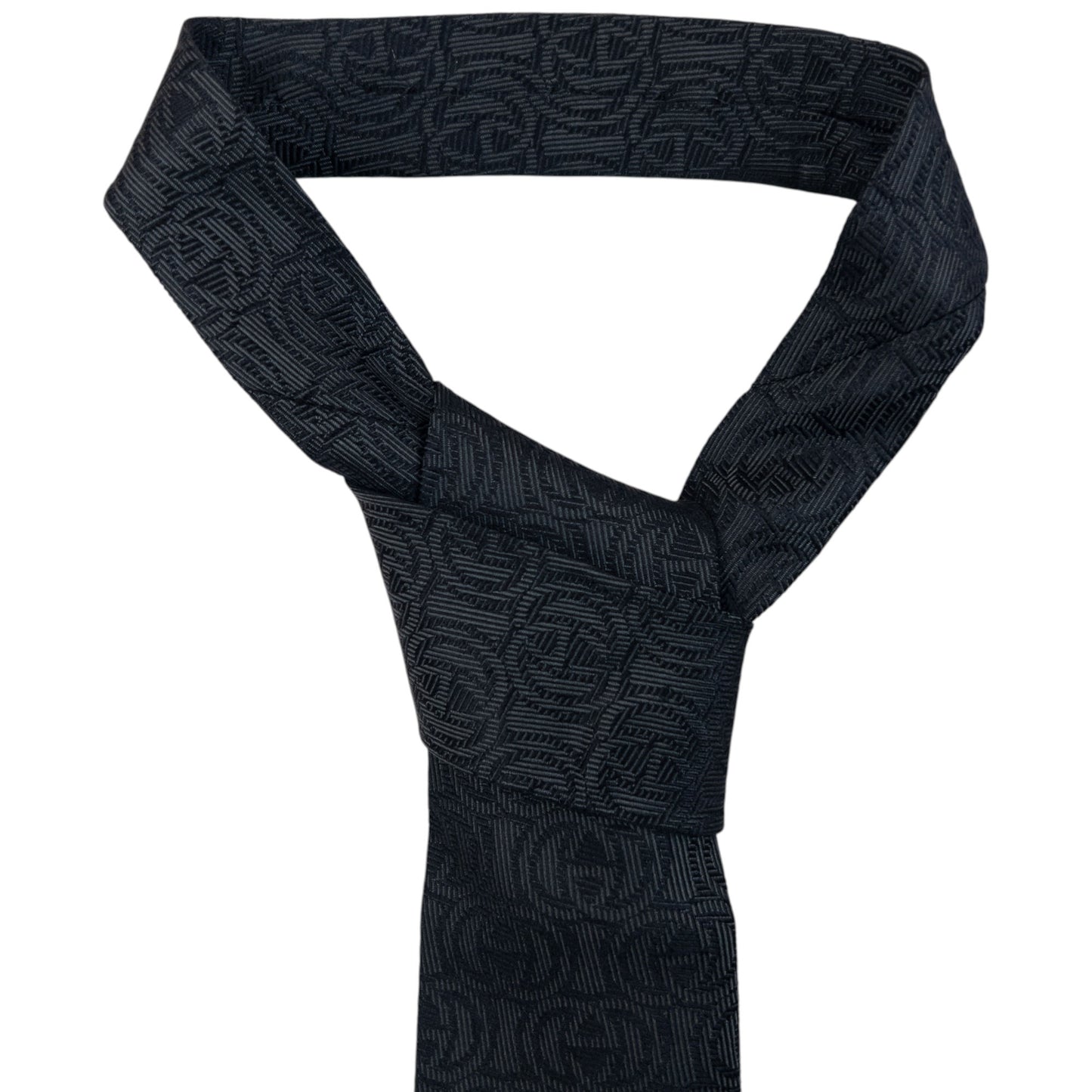 Vintage 2000s Gucci Monogram Silk Tie