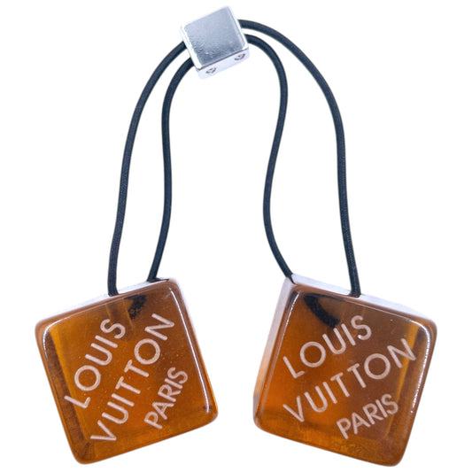 Vintage Louis Vuitton Clear Cube Hair Tie