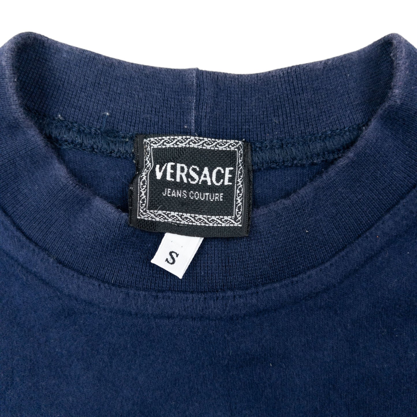 Vintage 2000s Versace Jeans Couture Embroidered Sweatshirt Size S