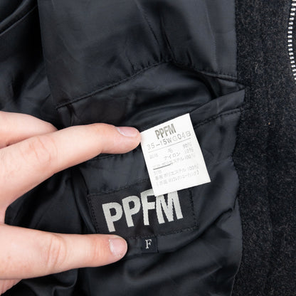 Vintage 2000s PPFM Zip Up Wool Jacket Size M
