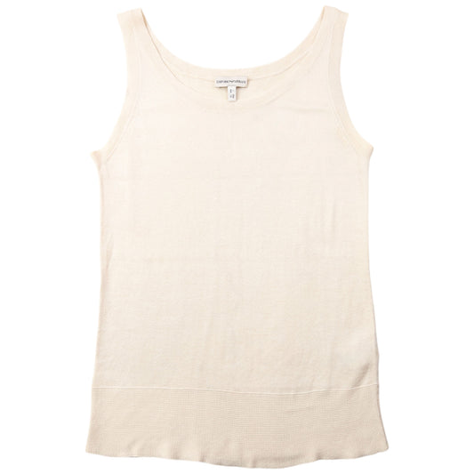 Vintage 2000s Emporio Armani Cashmere Silk Vest Top Womens Size M