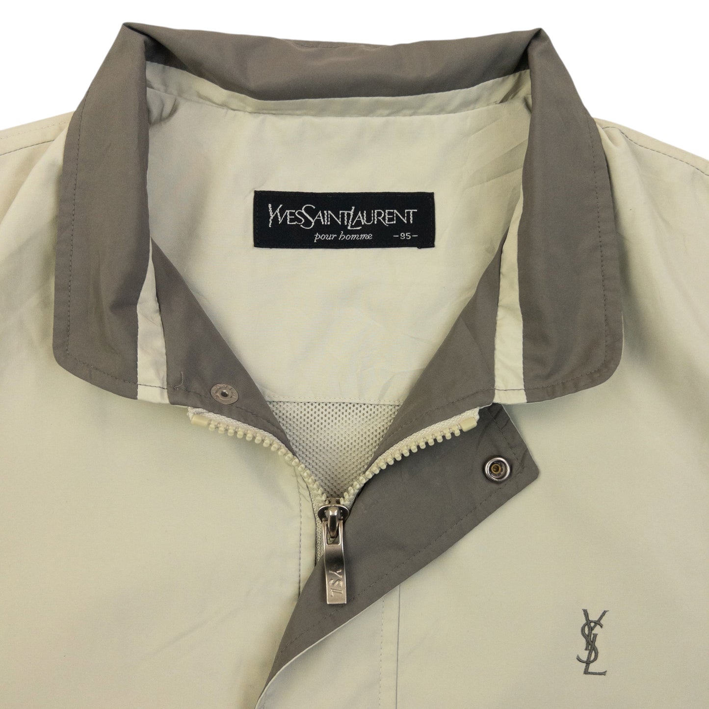 Vintage 90s YSL Yves Saint Laurent Harrington Jacket Size XS