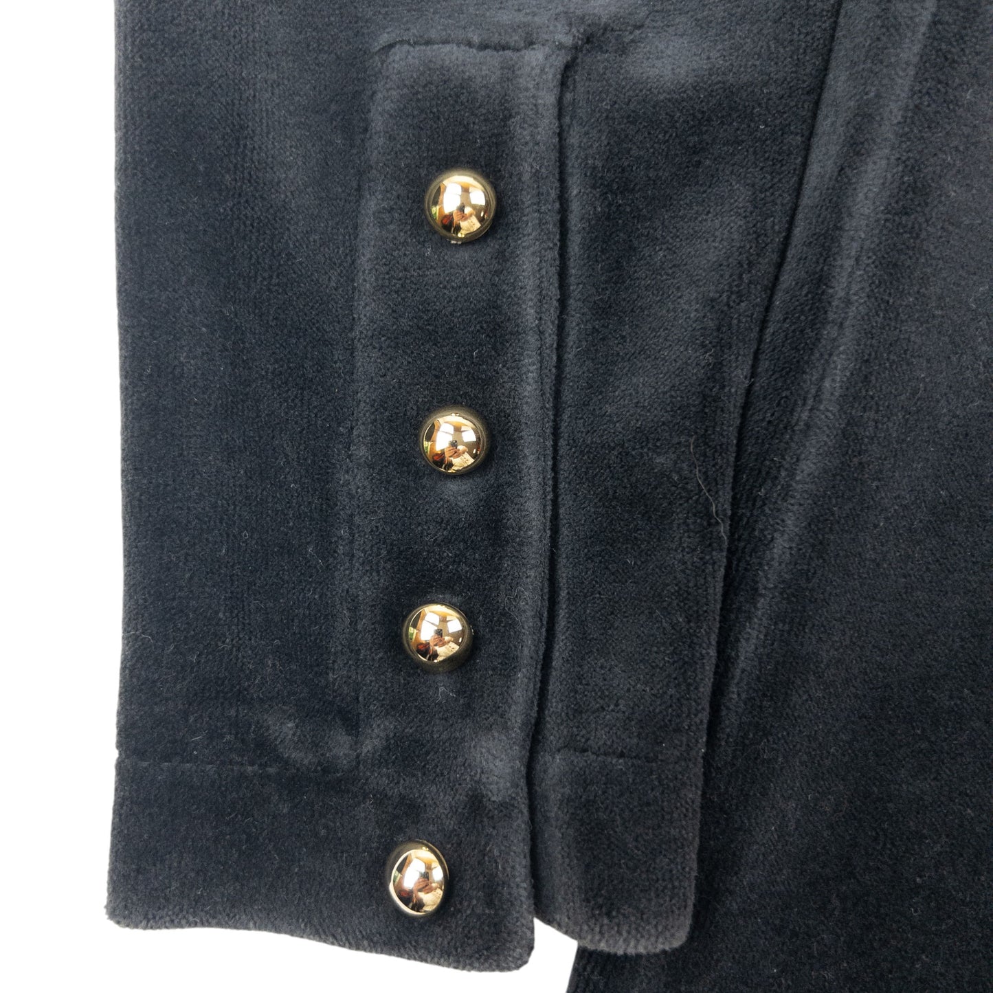 Vintage 80s YSL Yves Saint Laurent Velour Jumper Womens Size M