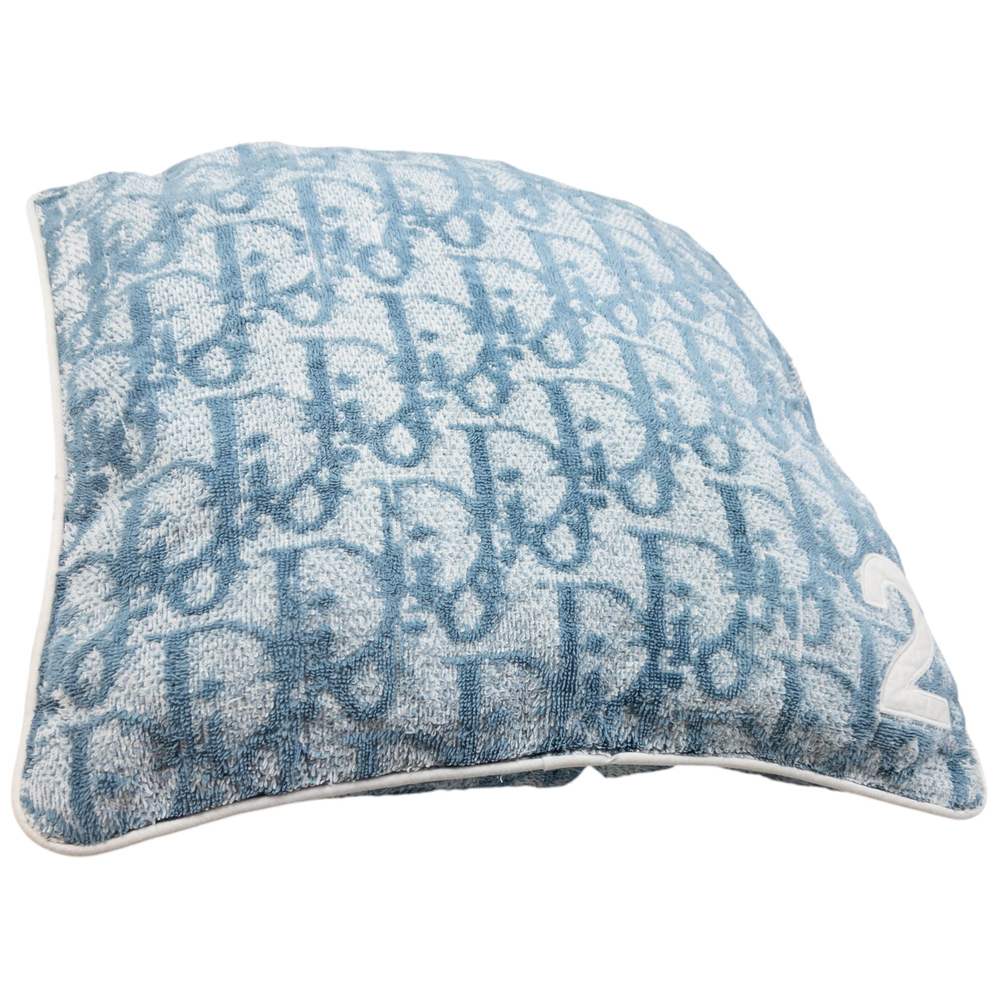 Vintage Dior Monogram Terry Cloth Cushion Cover