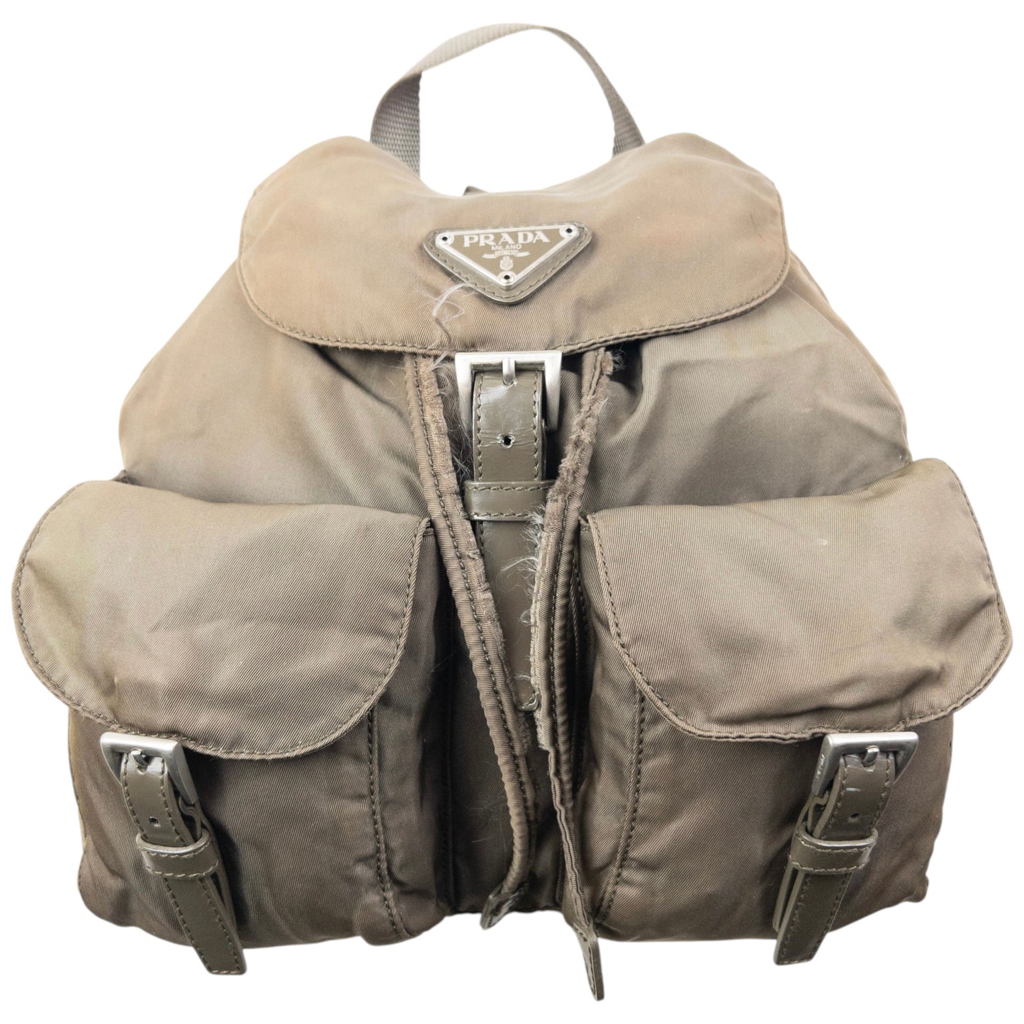 Vintage 2000s Prada Cargo Bucket Backpack
