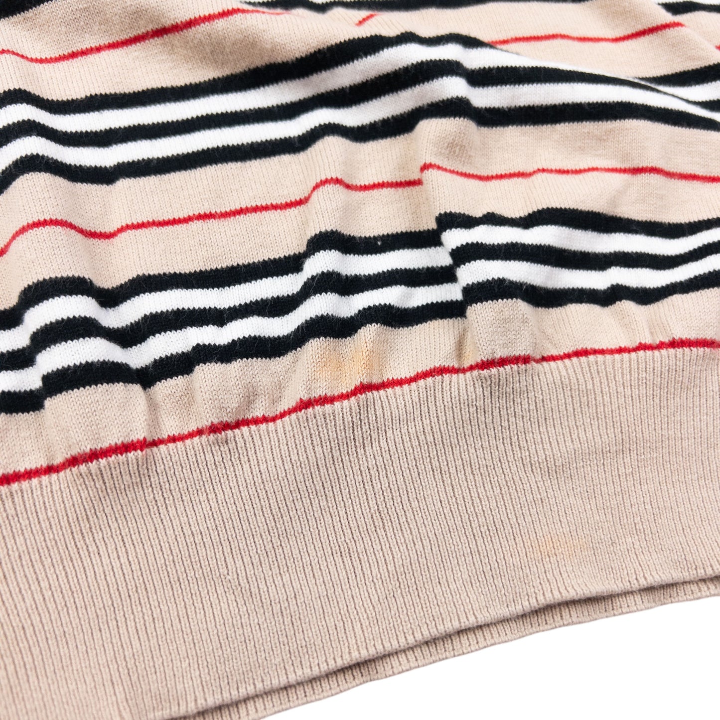 Vintage 2000s Burberry Nova Stripe Jumper Size S