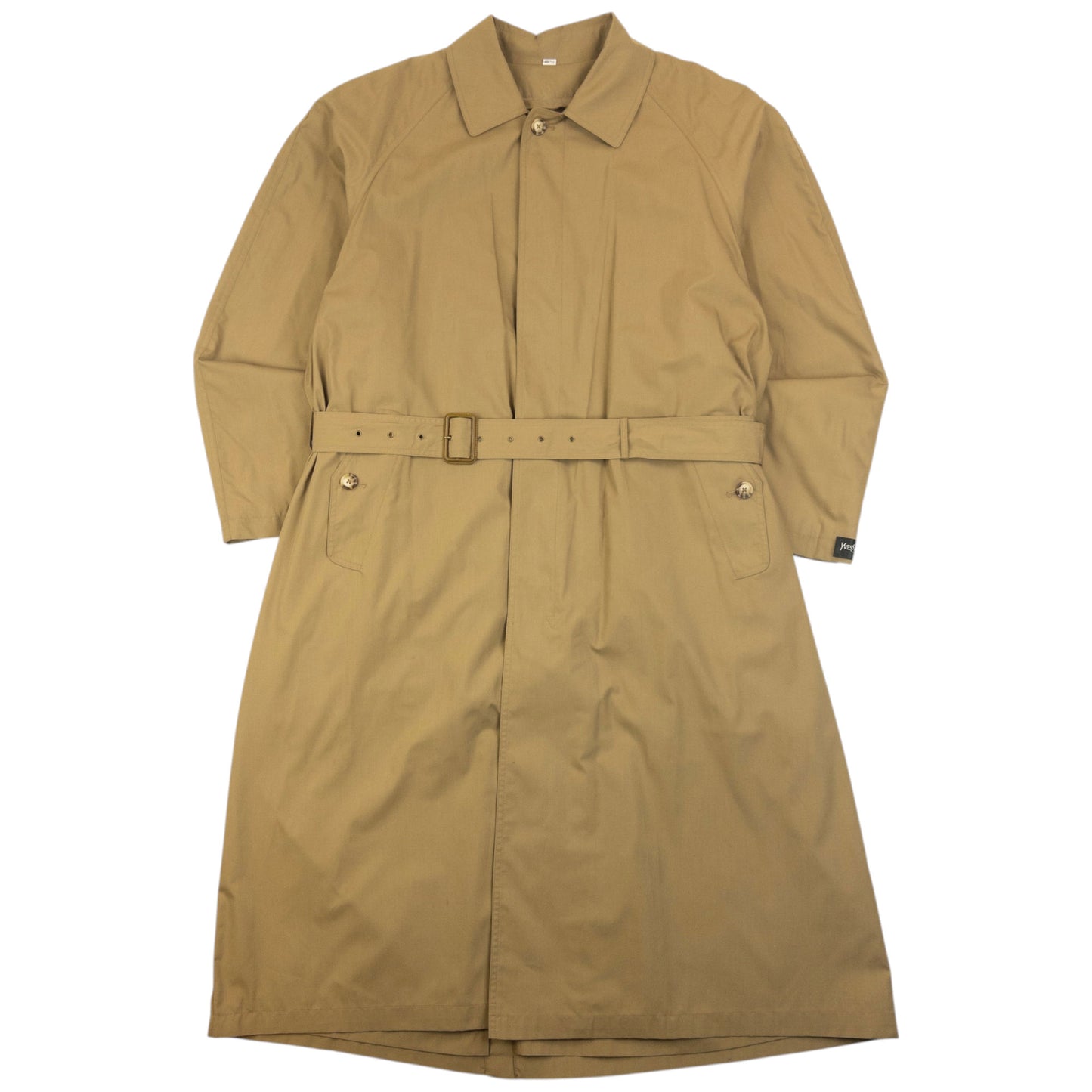 Vintage YSL Yves Saint Laurent Belt Waist Trench Jacket Size